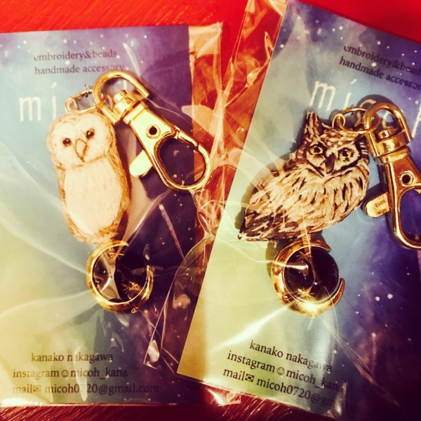 COSMIC HAIRのイメージキャラのフクロウとミミズク