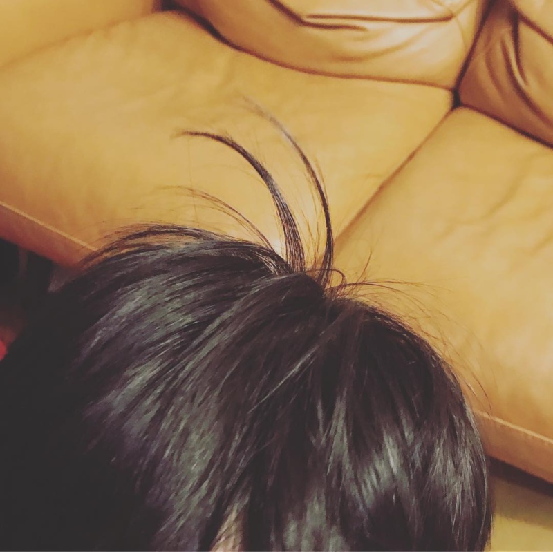 奇跡的な寝ぐせ