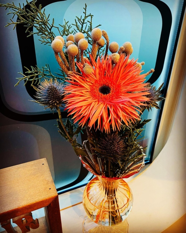 とっても可愛いお花いただきました〜