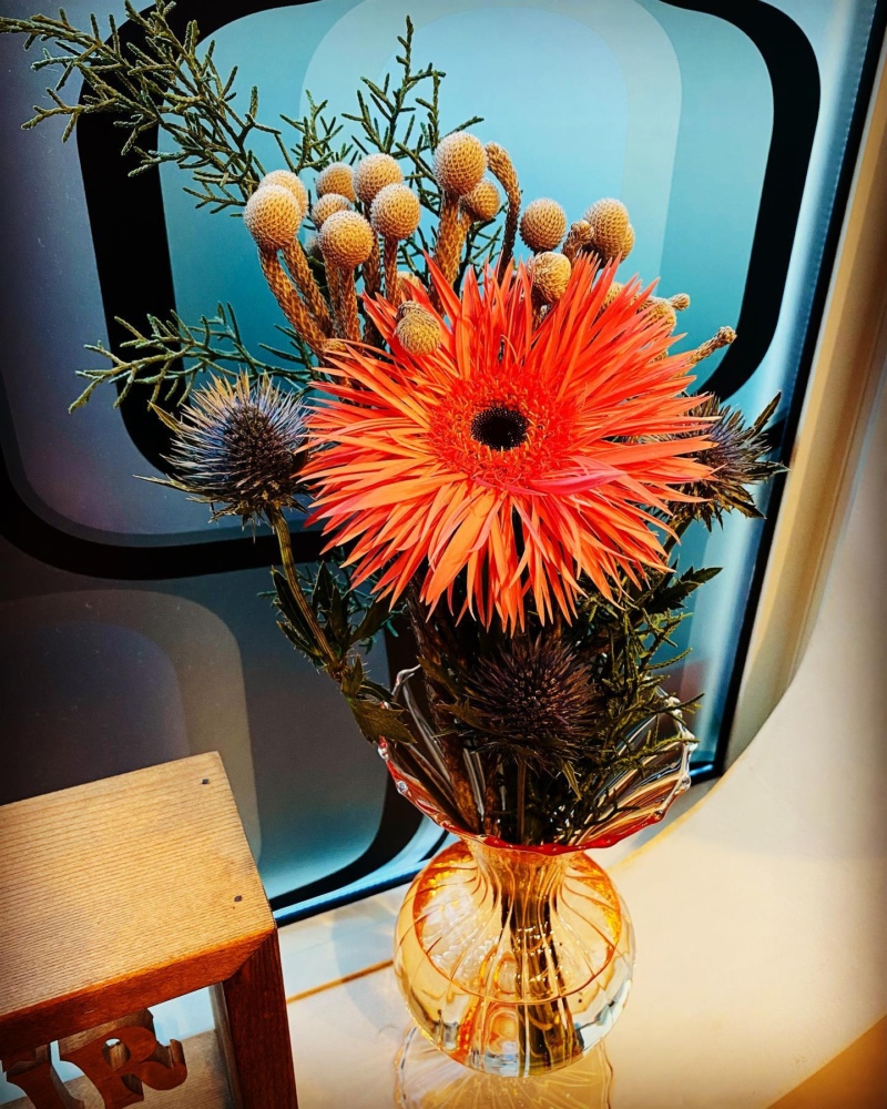 とっても可愛いお花いただきました〜