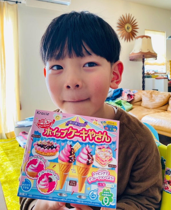 お家で次男とまったり